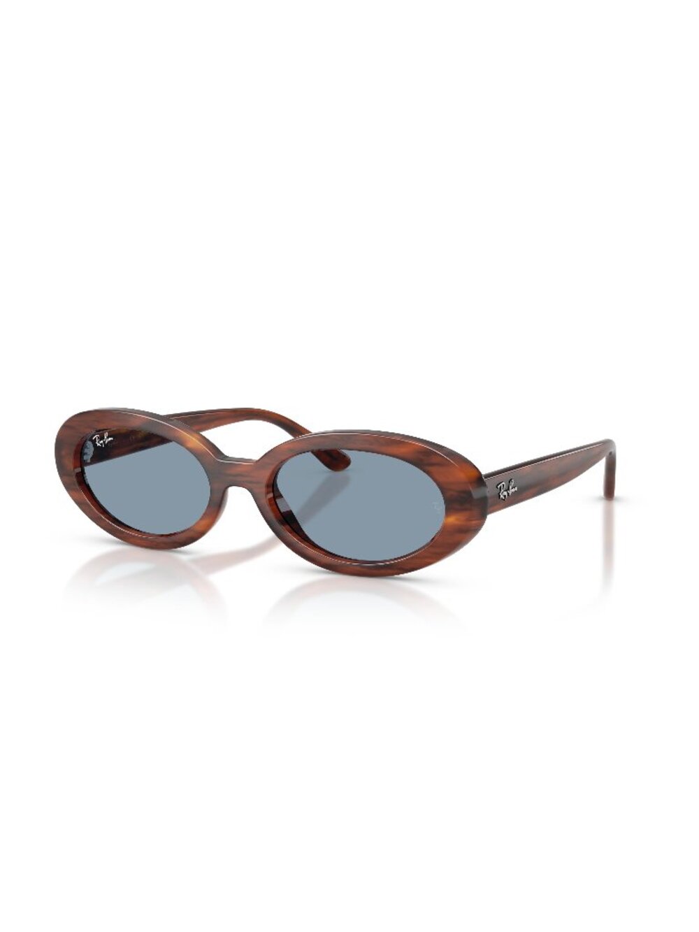 New Ray-Ban Women's Sunglasses Havana Blue Lens Acetate Frame Ray Ban RB2223 954